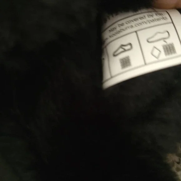 Koolaburra by UGG Fuzz'd Out Womens Slingback Sandals Black NWOT✨️sz 8 - Picture 9 of 13